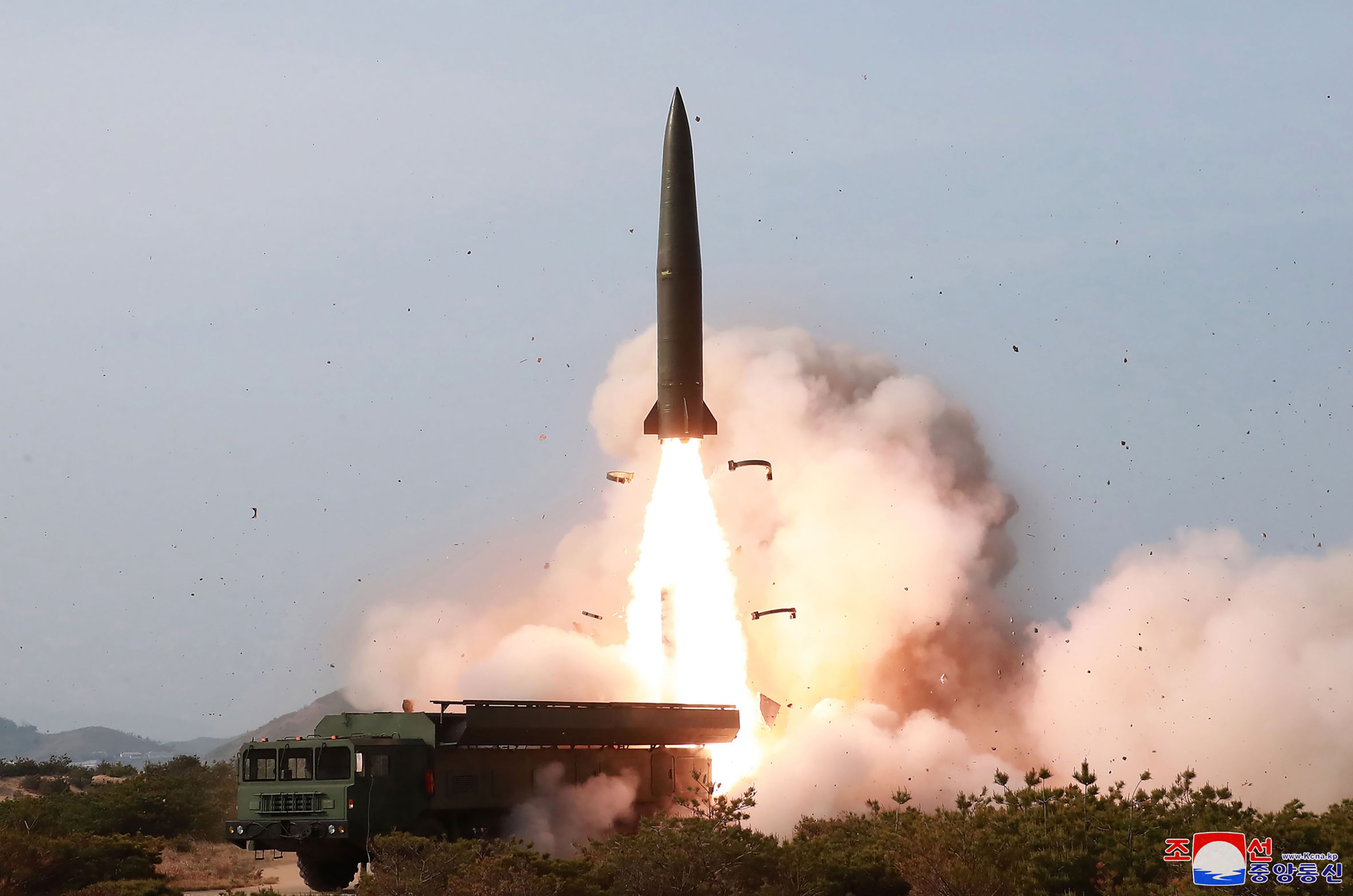  North Korea has tested long-range multiple rocket launchers and tactical guided weapons